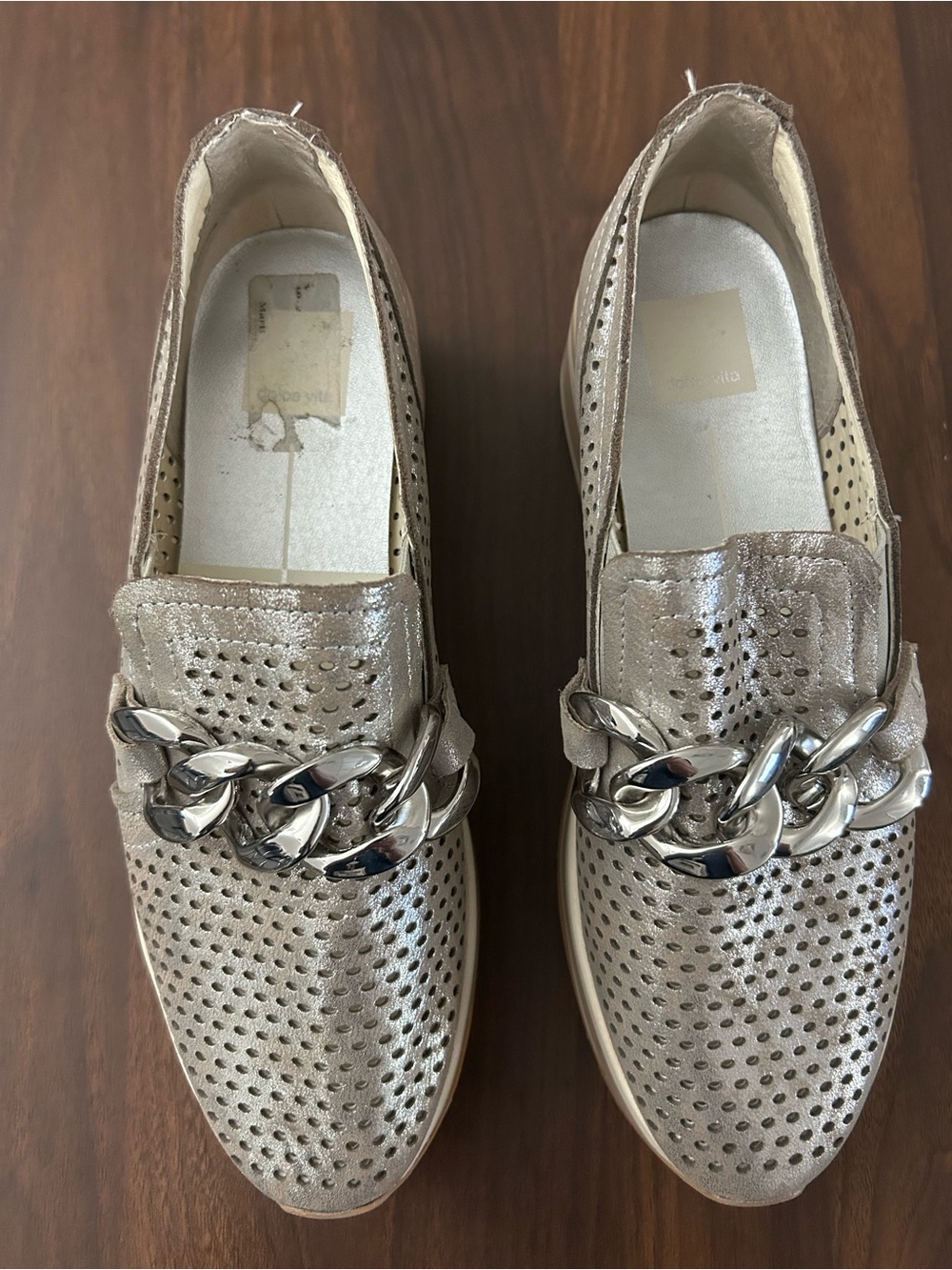 Dolce Vita Jhenee Slip-On Platform Sneakers with Chain